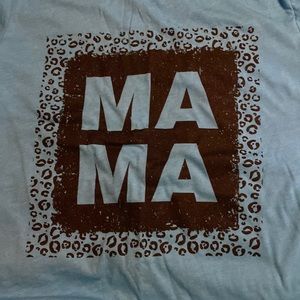 BNWOT Mama Leopard tee